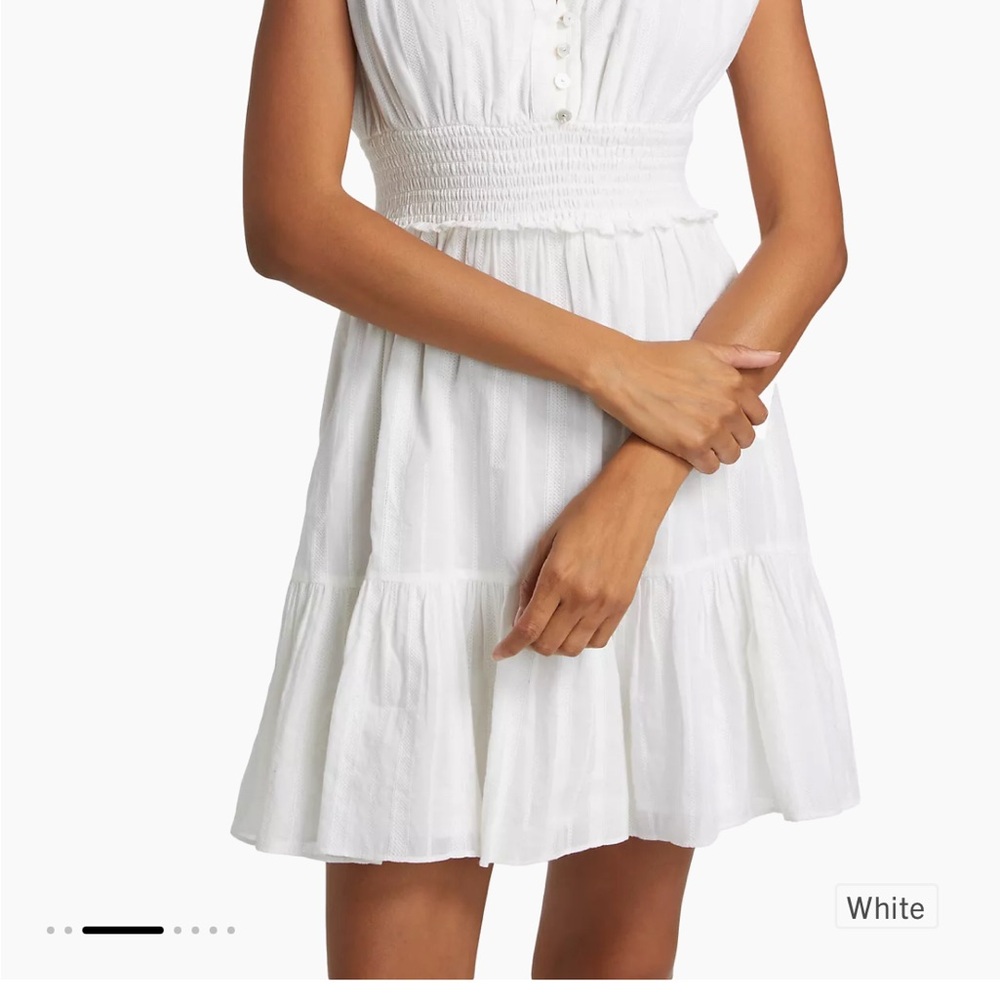 Veronica Beard White and Blue Mini Dress
